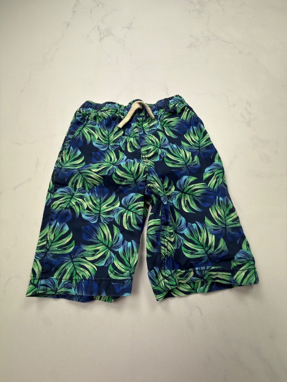 The Children's Place Bermuda Shorts Blue Green 2010s Resort - Boys 12